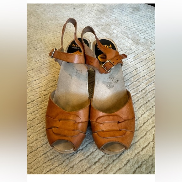 Swedish Hasbeens sandals woman’s size 7 - Picture 1 of 9